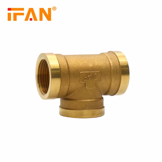 Encaixe de encanamento de latão Ifan estilos completos 20-63 mm Pn25 soquete cotovelo T encaixes de tubo de latão Pex