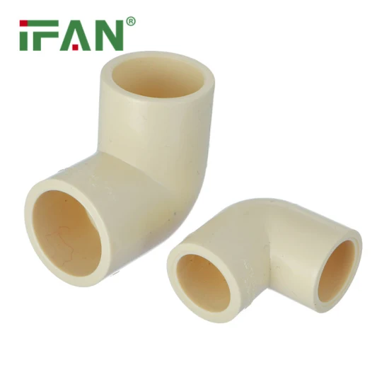 Encaixe de tubo de PVC de soquete de cotovelo Ifan UPVC ASTM 2466 Pn25 Encaixe de UPVC